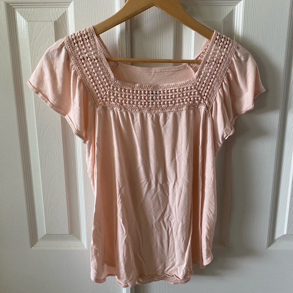 Baby pink blouse